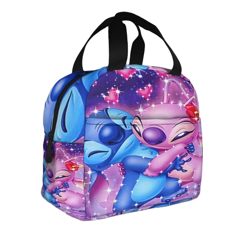 Made in China Stitch Mickey Aluminum Film Preservation Insulation Bag Portable Zipper Storage Bag Waterproof Lunch Food Box