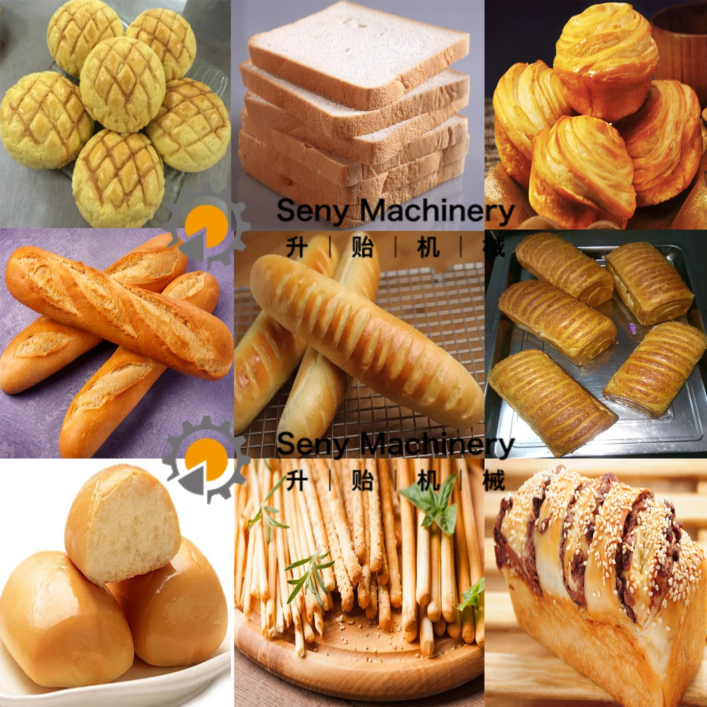 Промышленная автоматическая линия по производству рулонов корицы, машина для приготовления тостов, линия по производству французского хлеба