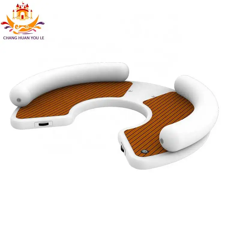 Manufacturer Custom Portable Floating Water bar Hammock Lounger Pool Inflatable Water Hammock with Mesh Center for Recreation