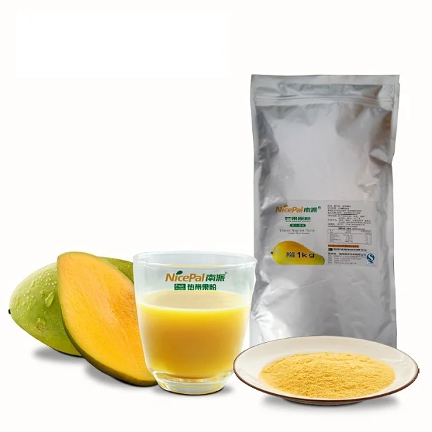 Fresh mango fruit juice extract mango powder for pudding powder with free samples