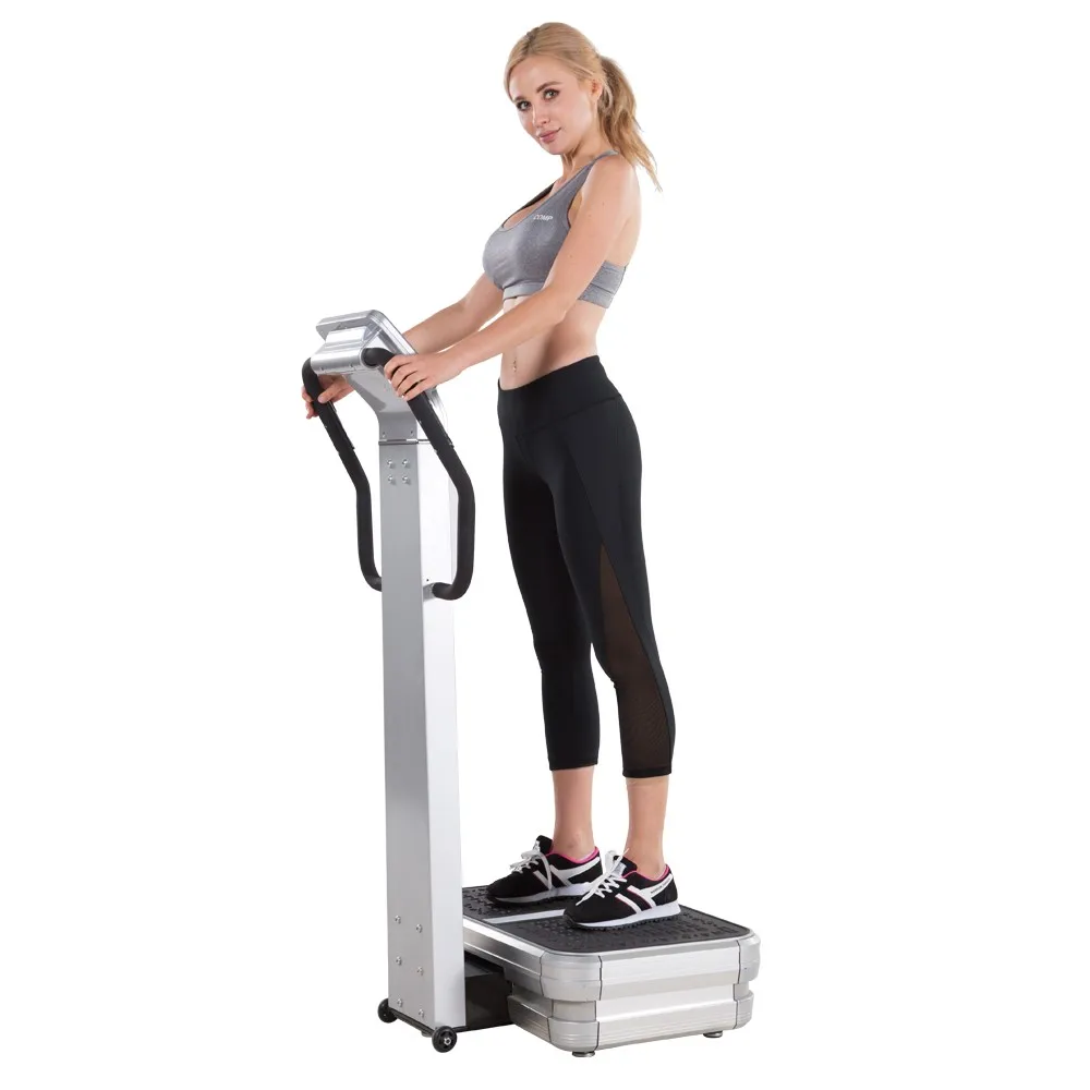 Top Quality Whole Body Vibration Fitness Massager Vibration Plate With Handle Exercise Machine Vibration Plate for Home Use