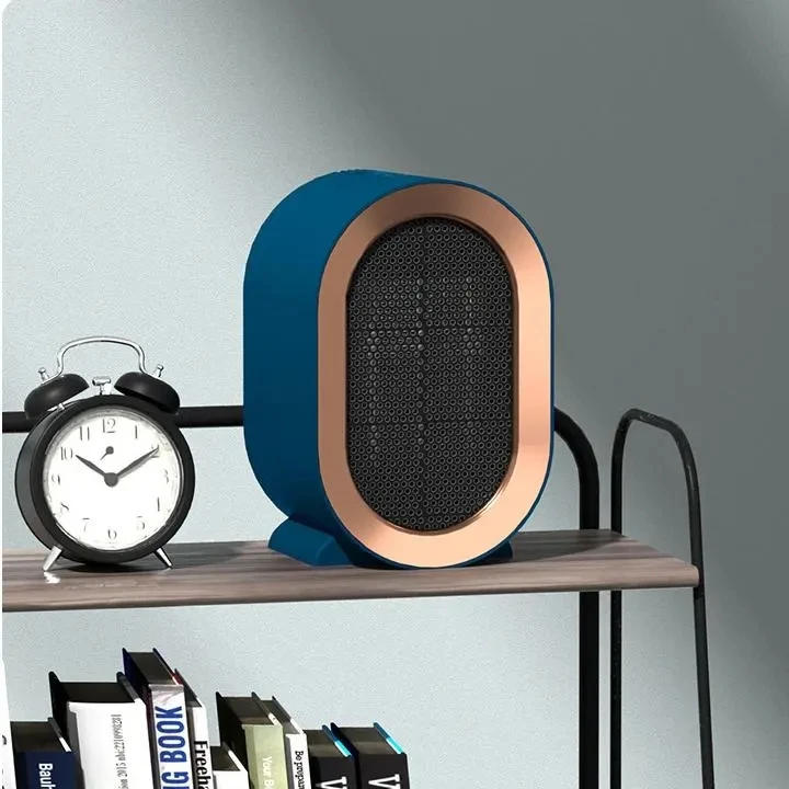 Portable mini PTC Ceramic camping space winter fan warm air blower electric heater for Home room desktop