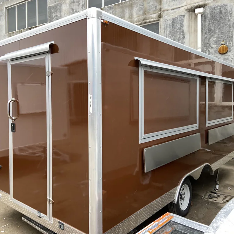 China truck mobile food trailer churro food trailer