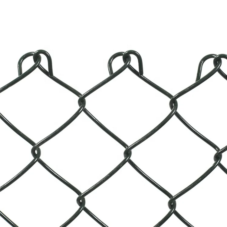 Direct Factory PVC Coated Diamond Hole Chain Link Fence Wire Mesh for Garden Fencing