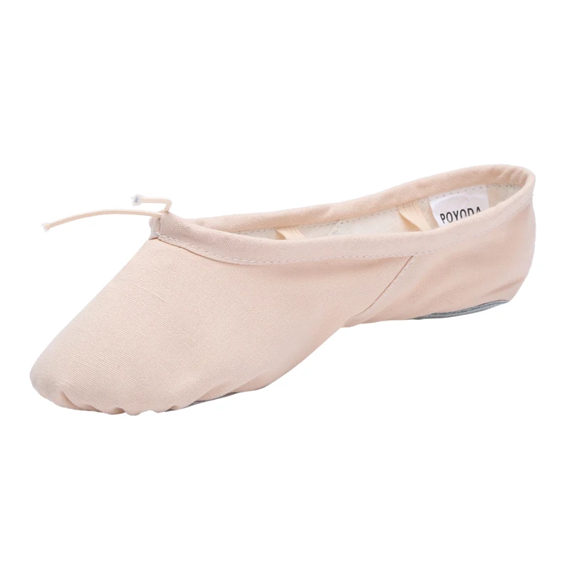 factory outlet high quality ballet shoes canvas  dance shoes custom LOGO