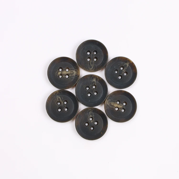 New Product Diy Shirt Sweater Coat Garment Accessories Natural 4 Holes Round Wooden Button