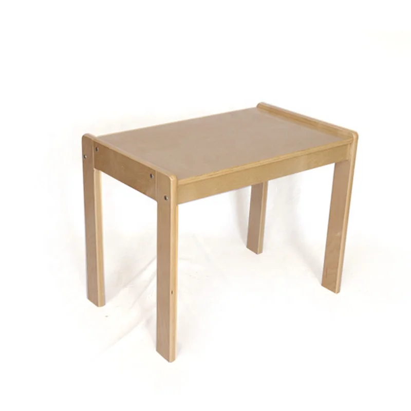 KC-067,Bentwood Children Kids Table And Chair Set Wooden Commercial Children Table Chair Set Youth Table Chair Sets Customized