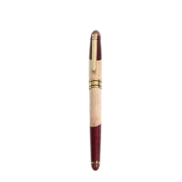Factory Wholesale Student Office Promotion Gifts Ball Point Wooden Bamboo Pen