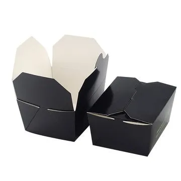 Складная бумага #4 Kraft 7 7/8x5 1/2x3 1/2 дюйма для микроволновки контейнер на вынос 160