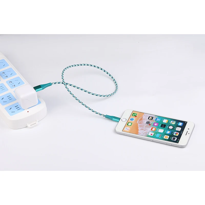 Whole sale Usb-A Micro USB 3A Fast Charger Cable SCP FCP VOOC AFC Compatible Usb C Cables Blue Color