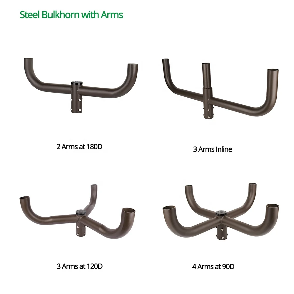 USA Warehouse Slip Fitter LED Shoebox Parking Lot Street Area Post Top Light Pole Mounting Bracket Tenon Adapter