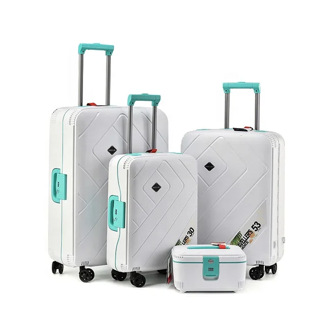 3 шт. PP пользовательские бренд красочные Hardshell колёса путешествия чемодан