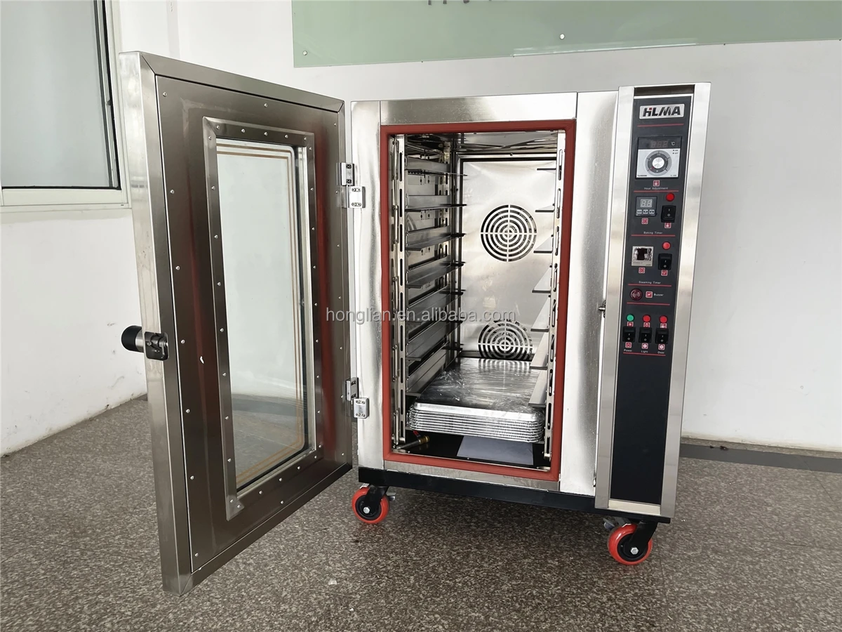 Steam Convection Oven Commercial Bakery Oven 8 Trays Electric Convection Oven with Fan Motor
