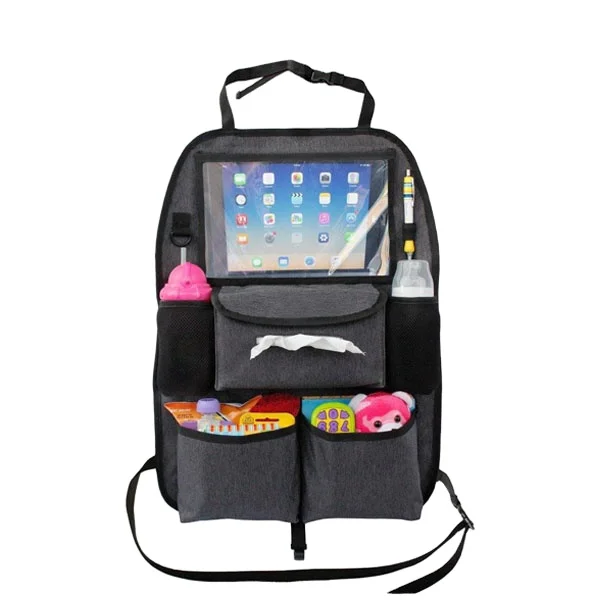 Cheap new design portable tablet i pad holder backseat car organizer for kids