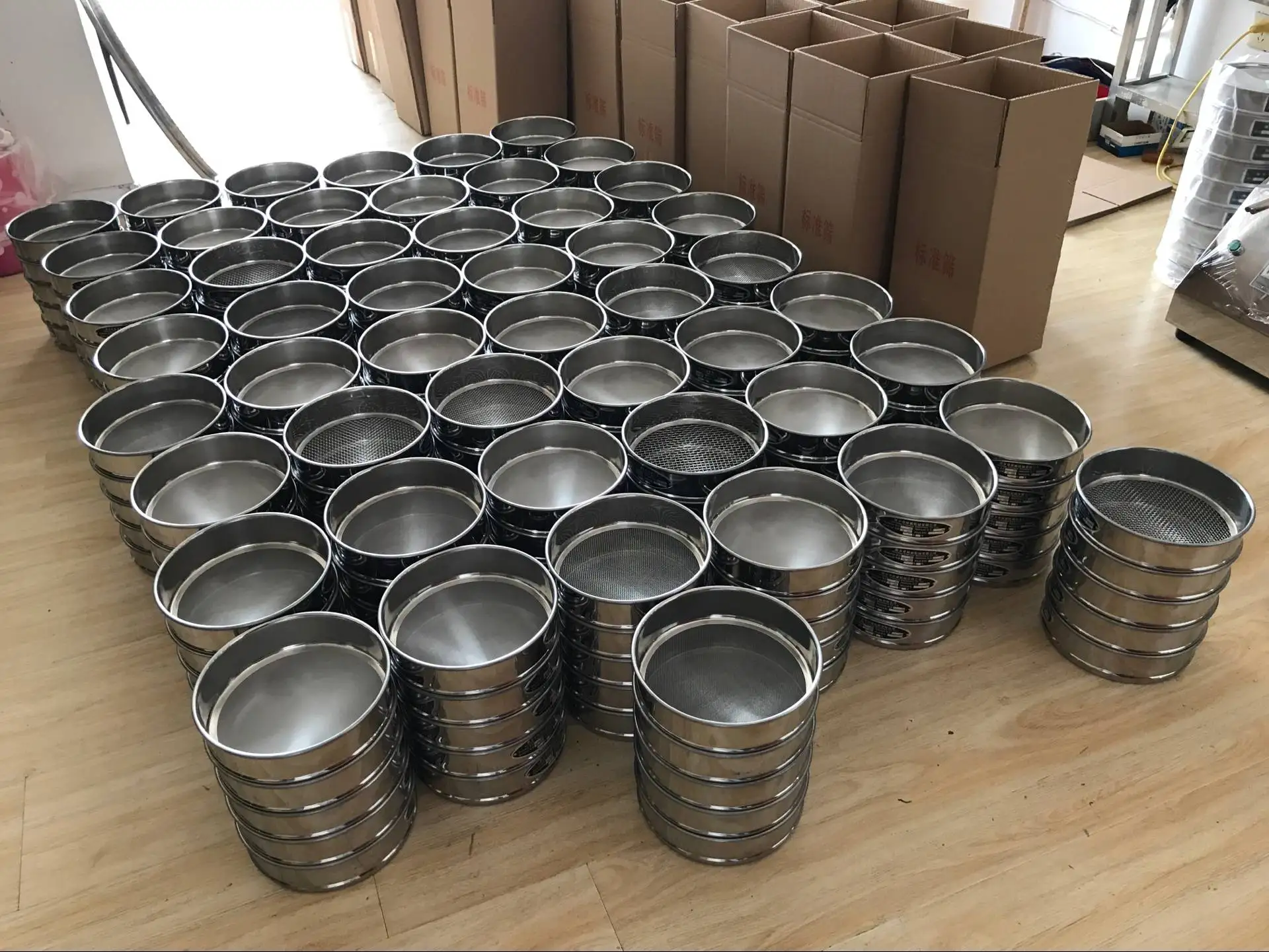 DZJX 200mm laboratory electronic sieve shaker standard lab sieve machine