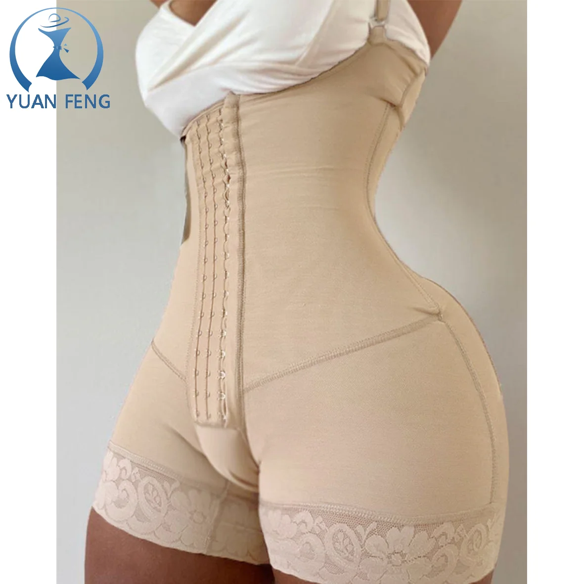 Hot Sale Ann chery custom LOGO Faja Colombiana body shaper Shaping Girdle Shapewear Tummy Control Butt Lifter Bodysuit BBL Faja