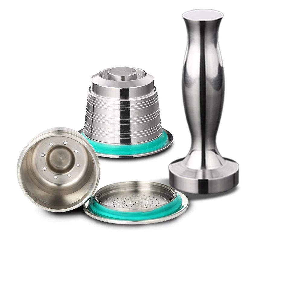 1 Pod Wareset Dropshipping Reusable Neat Espresso Point Stainless Steel Makers FOR NESPRESSO Refillable Coffee Capsules