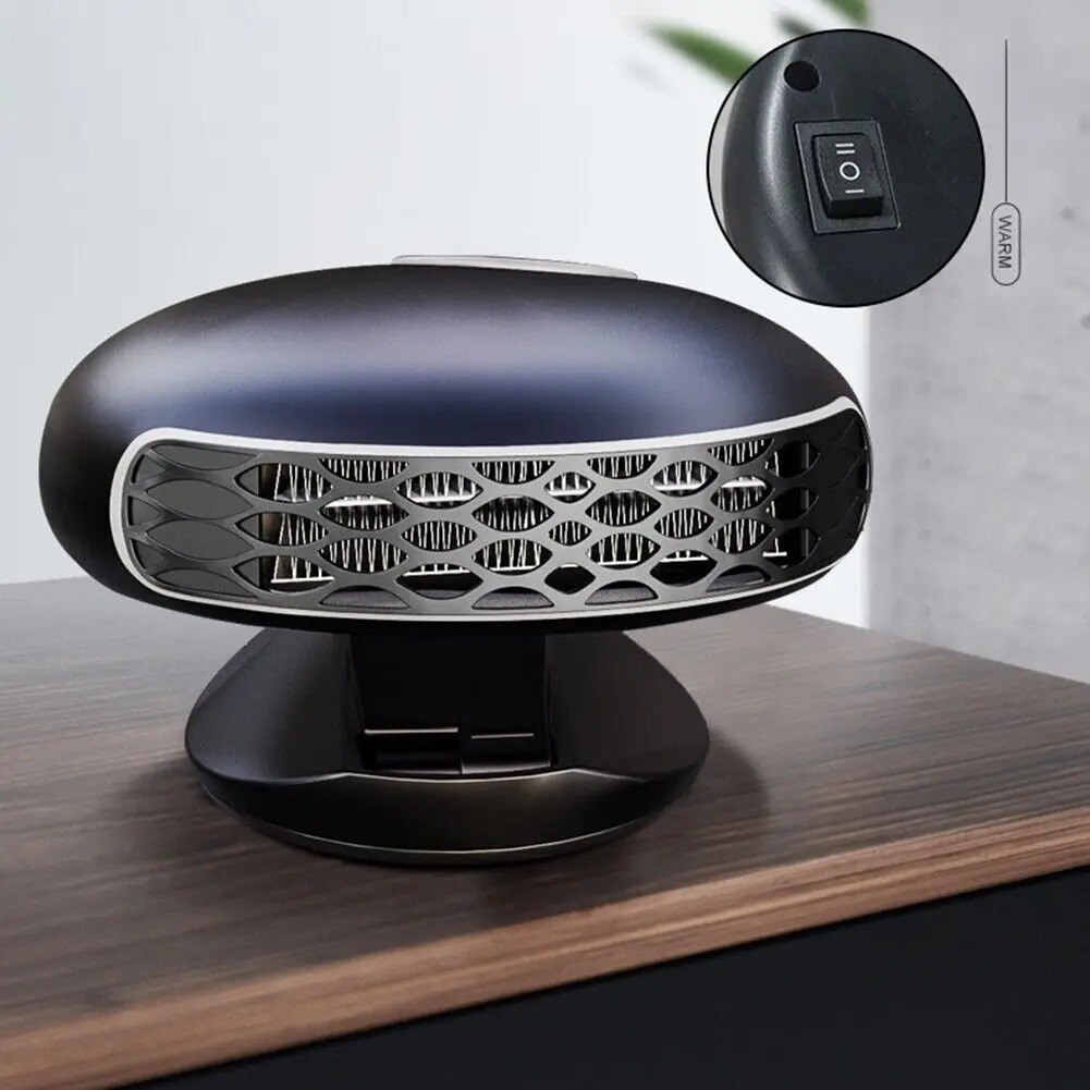 2023 12V Mini Air Conditioner for Car Glass Defrost Heaters Car Parking Heater Fan Genre Car Fans