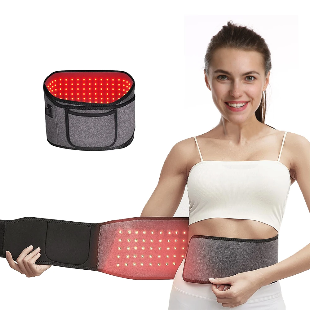 Home Use 660nm 850nm Led Belt Flexible Red Light Therapy Belt Beauty Equipment for Adult Pain Relief Health Care Waist Wrap