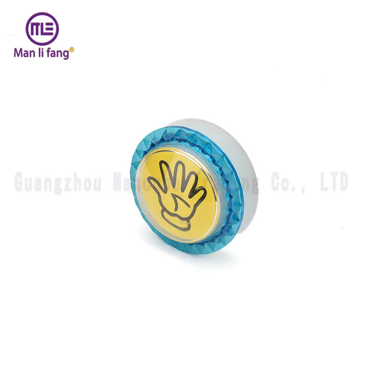 Современная Простота высокое качество Синие Бриллианты большая ладонь украшение для рыбалки игровая консоль