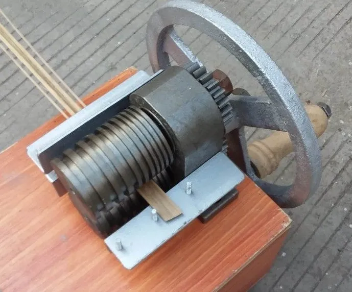 Hand Manual Multifunctional Bamboo filament Planer Sharpener Fix Size Shaping Machine