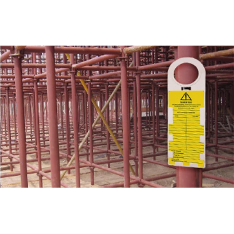 Abs Engineering Plastic Engineering Safety Warning Board Scaffold Safety Tag