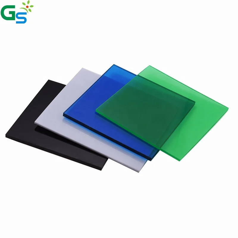 Guansu Uv Protection Greenhouse Roofing Plastic Plat Panel Polycarbonate Solid Sheet