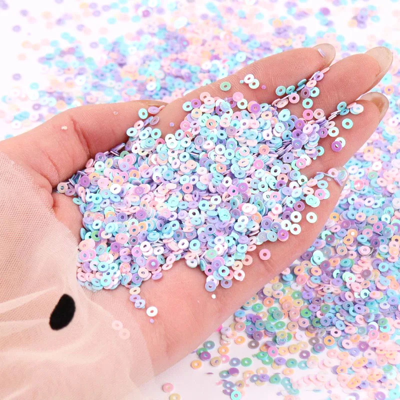 2mm 3mm 4mm Round Sequins AB Sequins For Clothing Shoes And Hats DIY 10g/bag