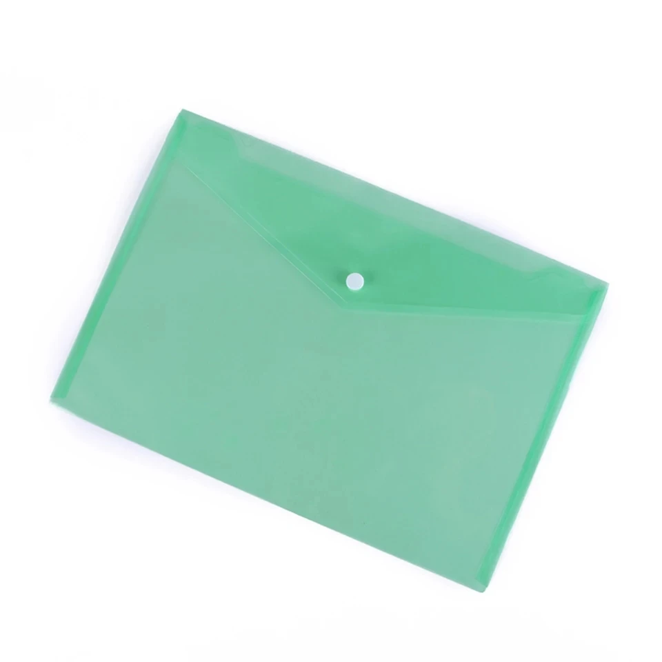 Transparent PVC Envelope Binder Pocket A4 bag plastic document bag file folder