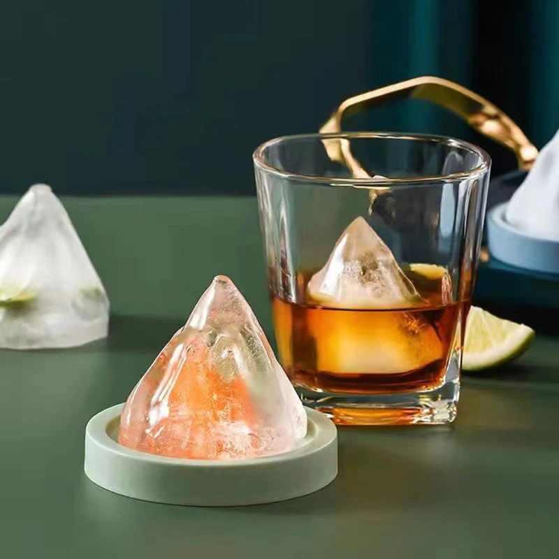 2024 New Design Product Silicone Snow Ice Mountain Ice Ball Mold Silicone Ice Form Tray for Drinking