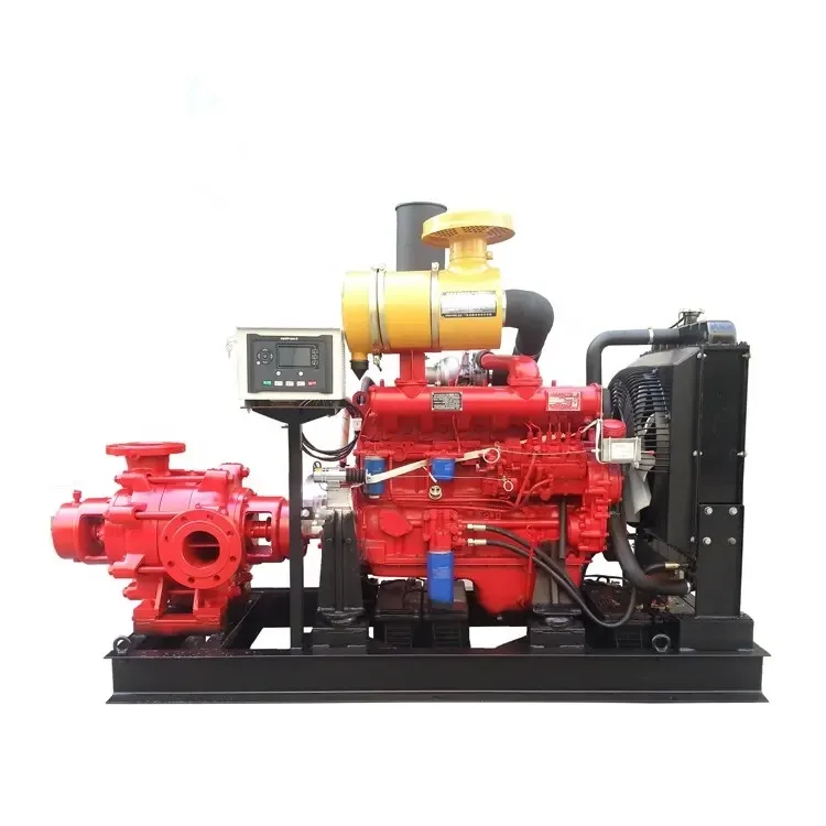 Hybrid Fire Hydrant System Jockey Fire Pump Electric Motor Diesel Fire Water Pump