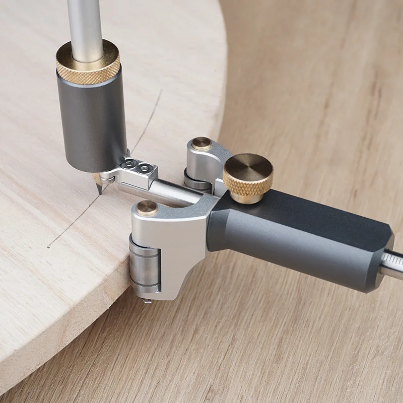 Multifunctional portable measuring tool Woodworking linear arc scribe Scribe tool