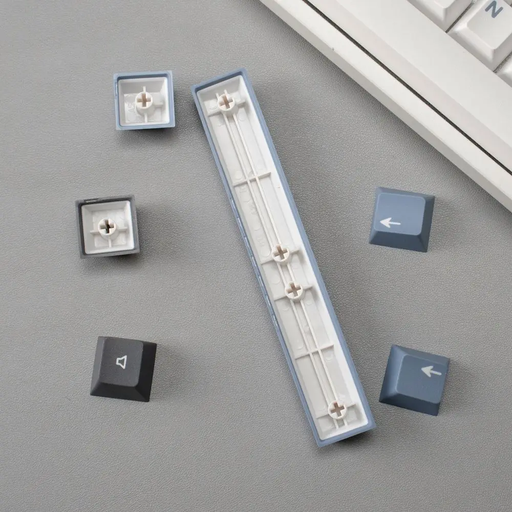 Aifei 171 Keys Arctic Circle Keycaps with Two-color Molding Cherry MX Profile for Mechanical Keyboard
