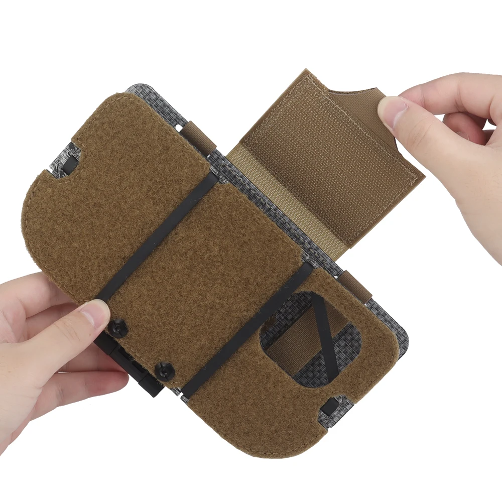WOSPORT MOLLE Lightweight Folding Mobile Phone Pouch For IPHONE 15 PRO MAX Adjustable Phone Holder For IPHONE 15 Series