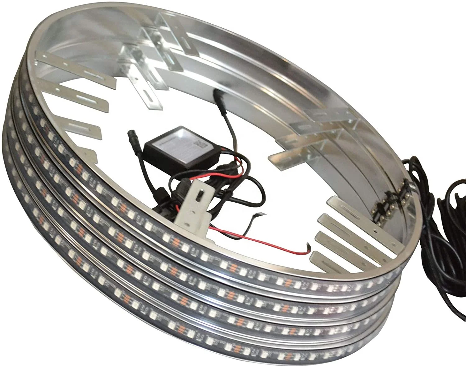 Новейшие 5050-rgb Smd светодиодные цветные кольца для колес с управлением через приложение