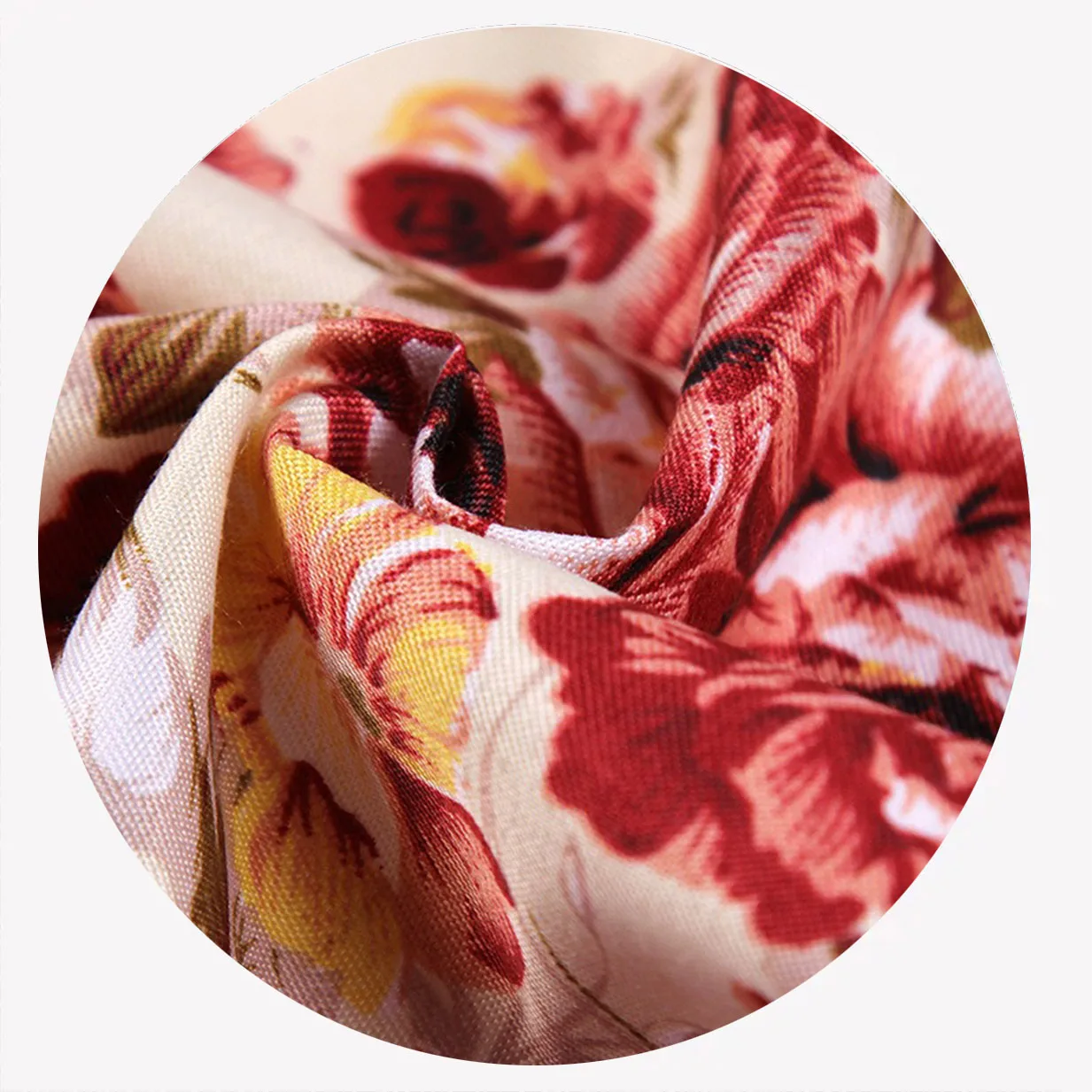customized polyester microfiber flat/twill abrasion fabric peach skin  printing home textile floral