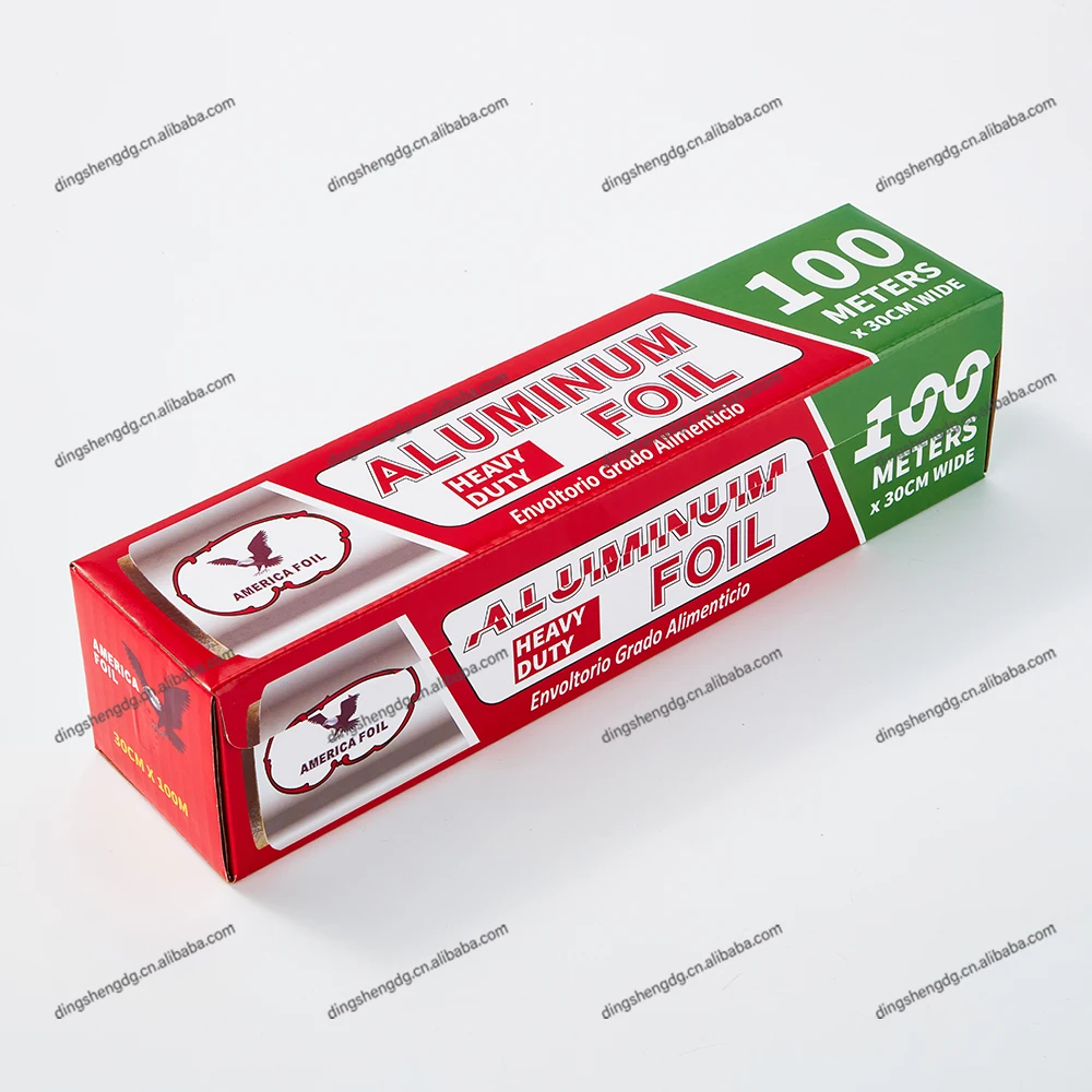 Hot Aluminum Foil Baking Foil 15 Microns Household Aluminum Foil 1000ft 12inch 200m