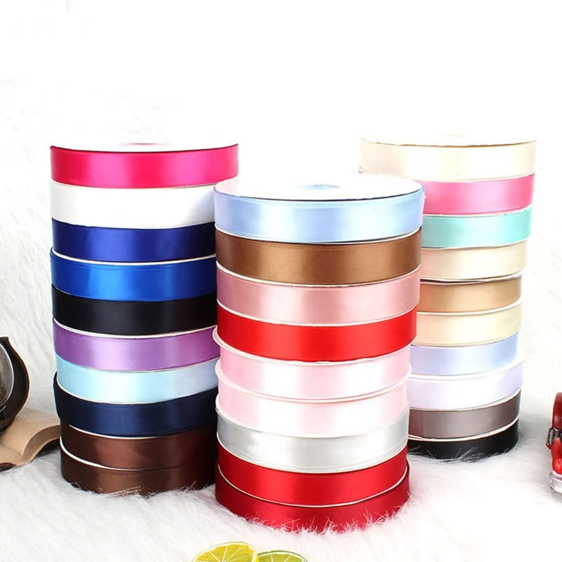 wholesale 100 yards 1 1/2 40mm single double-sided satin ribbon  4cm pure silk gift ribbons polyester satin ribbon roll