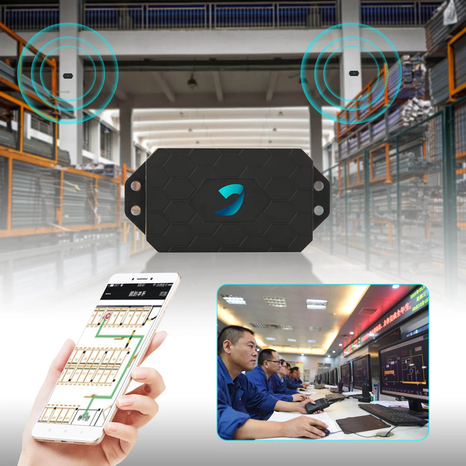 STiE4 Asset tracking beacon long battery life and transmission range BLE5.0 iBeacon Eddystone beacon