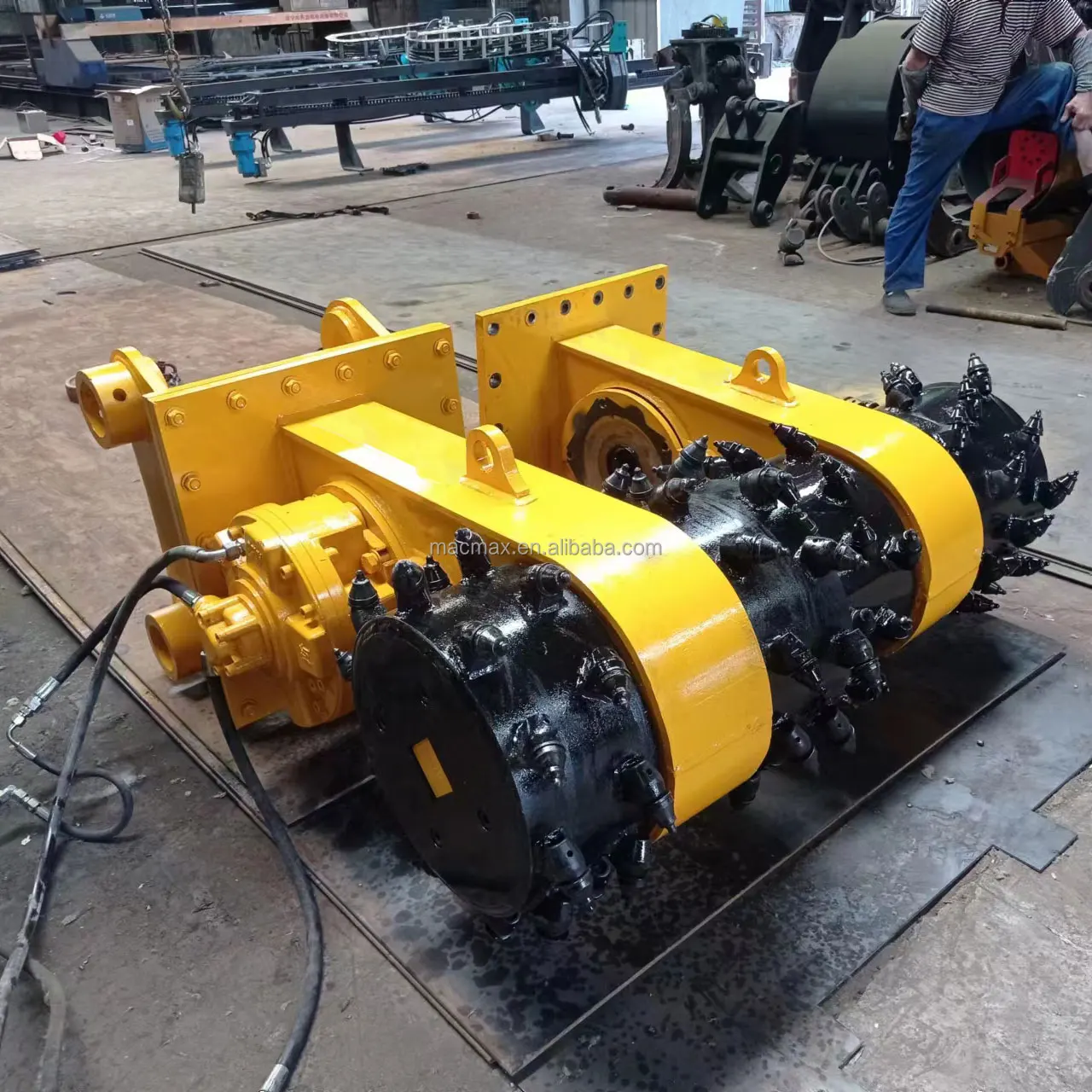 Hydraulic milling machine drum cutter excavator attachment rock crusher for sale at factory price