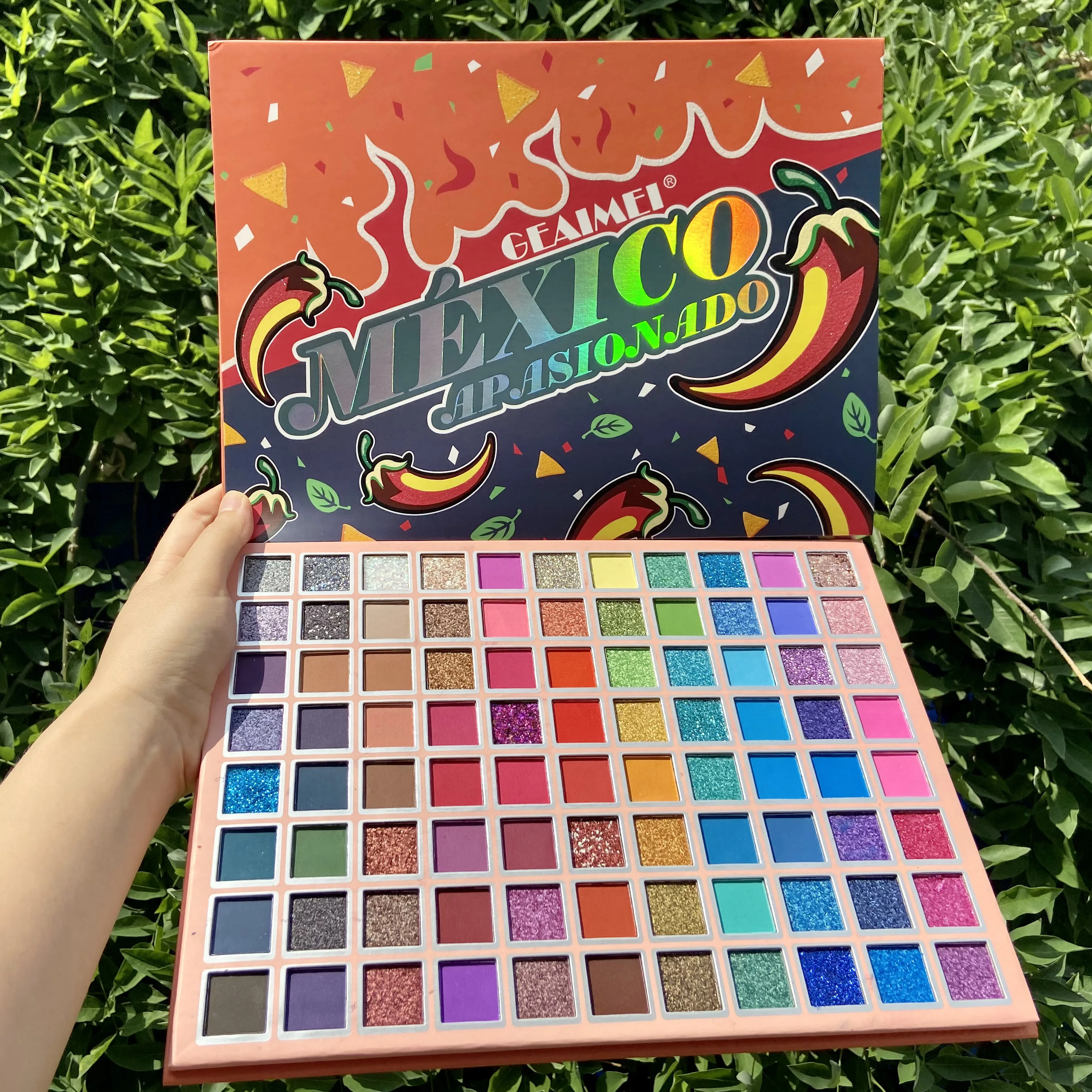 Factory wholesale 88 colors Mexico Eye shadow makeup palette Cosmetic product paleta de sombras para ojos