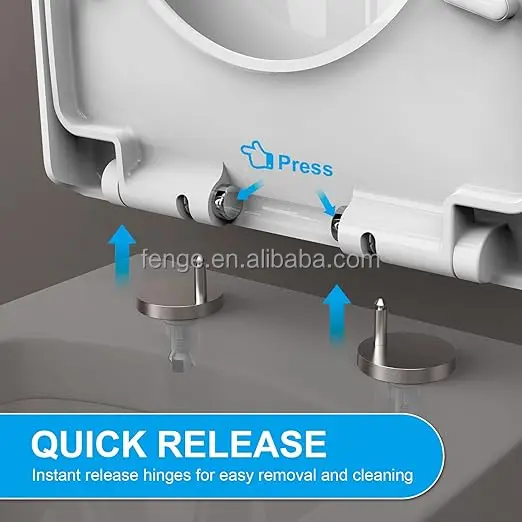 FG-129 WC duroplast toilet seat Urea lid soft close toilet seat