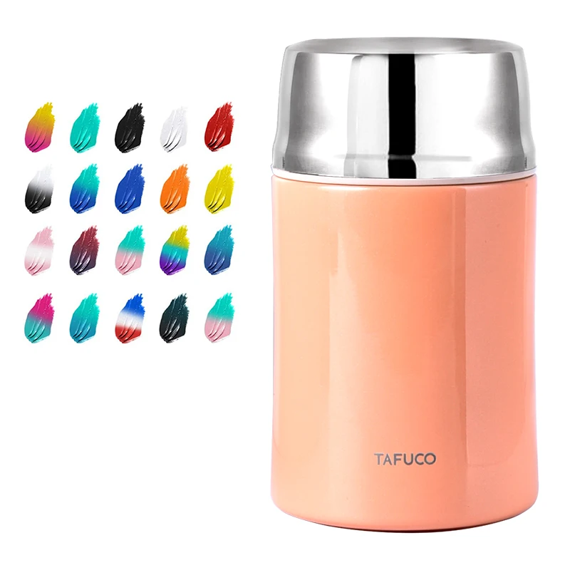 Tafuco Customize 450ml Thermal Food Container or Set Stainless Steel Vacuum Insulated Food Flask Stainless Steel Food Jar Vacuum