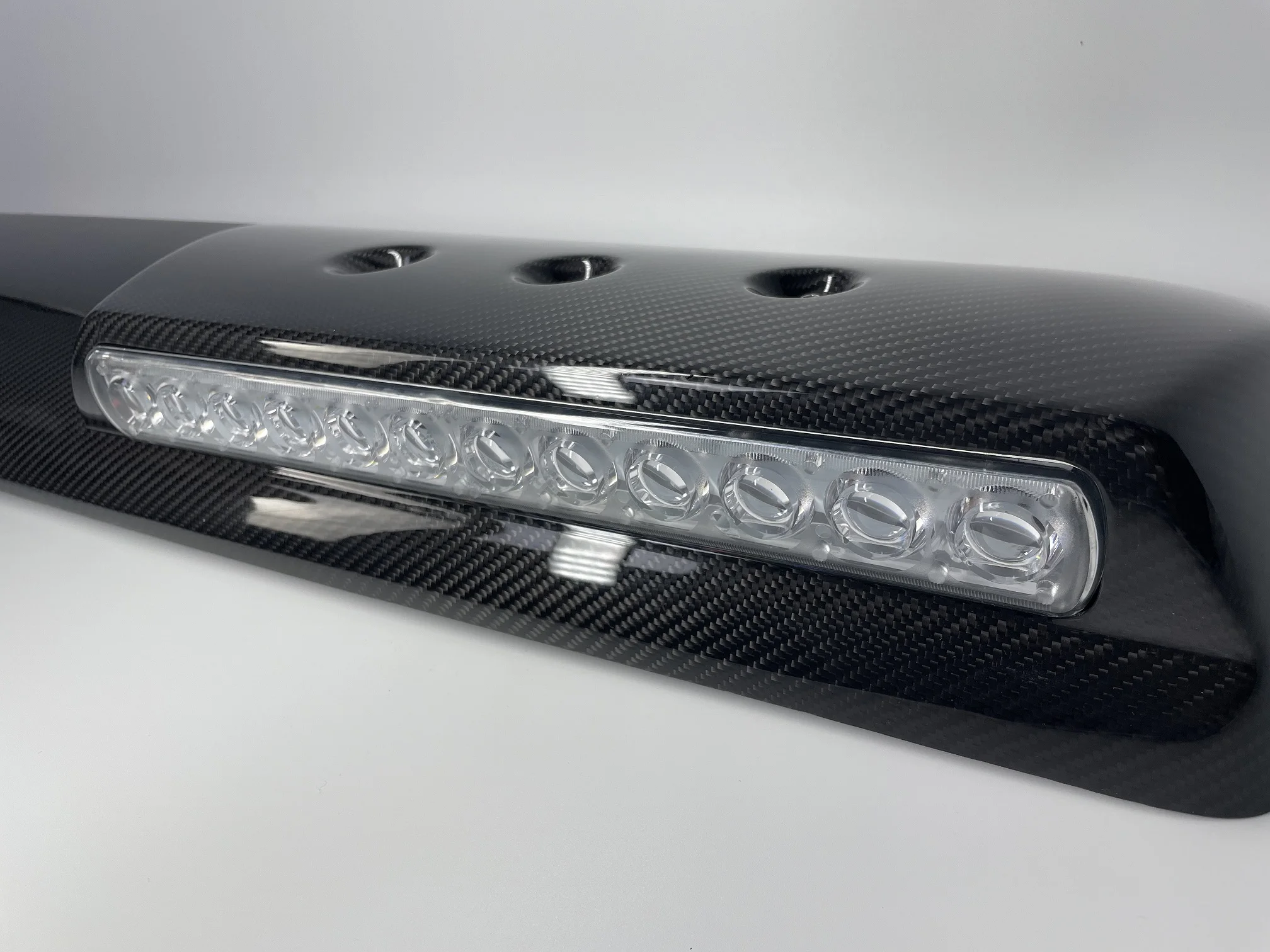 FRONT SPOILER WITH LED DRL  FOR 19 G500 CLASS W464  CAR,MATERIAL REAL CARBON