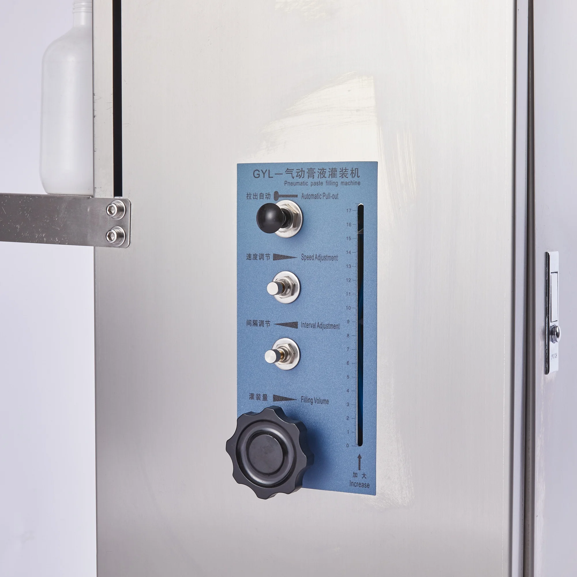 semi automatic pneumatic Vertical filling machine for liquid paste