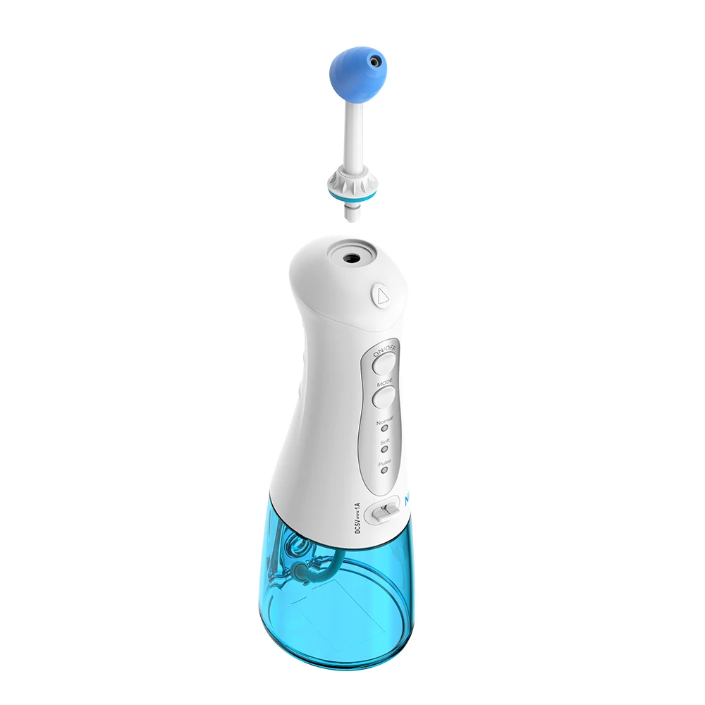 CE Rohs Approved Nasal Irrigator Portable Design with Replaceable Jet Tips Nicefeel Design