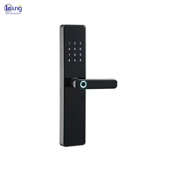 Hot Selling S819 Smart Tuya WiFi App TTlock Door Lock Biometric Fingerprint Password Key Card Intelligent Smart Home Lock