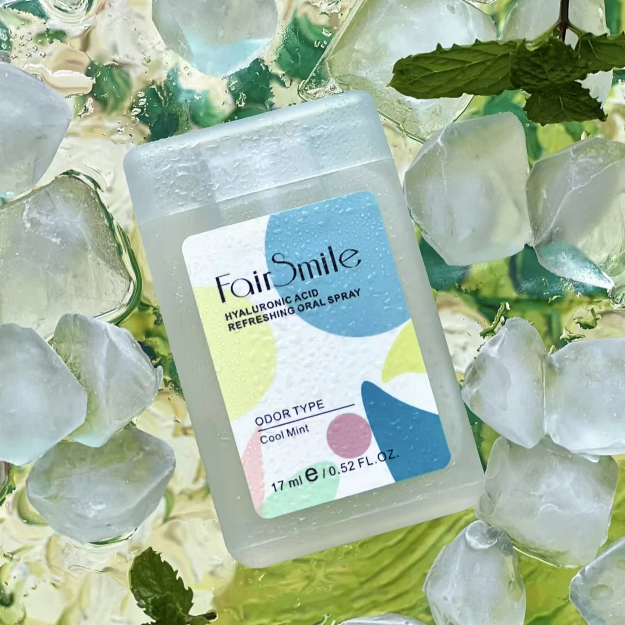 Private Label Portable Mouthwash Hyaluronic Acid Refreshing Oral Spray Cool Mint For Bad Breath Oral Care Mouth Freshener