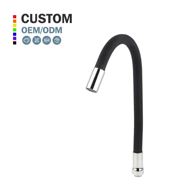 2021 Hot Sale Custom Silicone Hose Color Flexible Silicone Hose for kitchen Spout Faucet