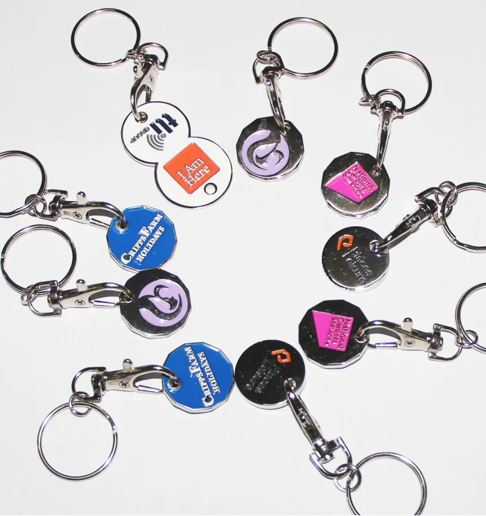 Accept OEM  Business Gifts Advertising Giveaways Creative Design Custom Shape Make Your Own Style Metal Key Holder Keychain